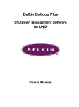 Belkin Bulldog Plus For Unix User Manual