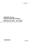 SB5000 Bus Monitor | Operation Manual - Electro