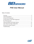 PHD User Manual