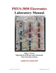 Lab Manual 2015 - John A. Goree