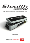 User Manual Audio Interface/Controller in a compact wah