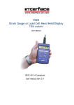9320 User Manual - Interface Force