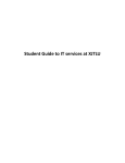 Student Guide to IT services at XJTLU 2011-8-18