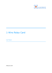 1-Wire Relay Card User Manual