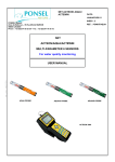 user manual - PONSEL Instrumentation for water quality