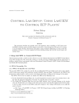 Control Lab Setup: Using LabVIEW to Control ECP