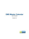 Master Calendar User`s Manual