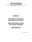 PCIe-IDIO-24 User Manual - ACCES I/O Products, Inc.