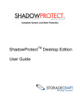 ShadowProtect Desktop Edition User Guide