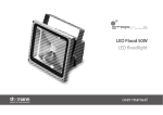 LED Flood 50W LED floodlight user manual