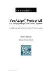 VocALign Project LE for the Digidesign