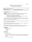 Blood Glucose Monitoring Date Developed: 4/201