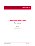 CM4000 and CMx86 Family User Manual