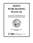 LIST OF JOINT PURCHASING CONTRACTS