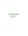 PrintManager User Manual