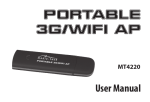 User Manual PORTABLE 3G/WIFI AP - Media