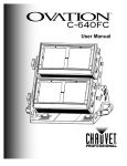 Ovation C-640FC User Manual Rev. 5