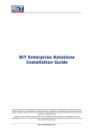 RiT Enterprise Solutions Installation Guide