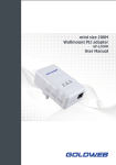 mini size 200M Wallmount PLC adapter User Manual