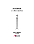 Infiltrometer Manual