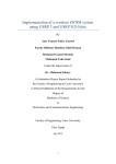 Implementation of a wireless OFDM system using USRP 2