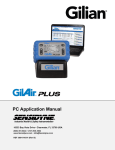 Sensidyne Gilian GilAir Plus Air Sampling Pump PC