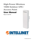 High-Power Wireless 150N Outdoor CPE / Access Point User Manual