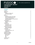 Fugoo Bluetooth Speaker User Manual CoreX-6