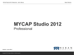 MYCAP Studio 2012 Professional user`s manual
