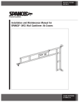 Wall-Mounted Cantilever Workstation Jib Cranes User Manual