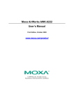 Moxa AirWorks AWK-6222 User`s Manual