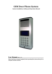 GSM Door Phone System - Online Security Products