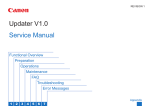Updater V1.0 Service Manual