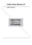 Monitor User manual - Security Accessories, Access