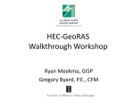 HEC-GeoRAS Walkthrough Workshop