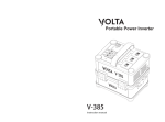 Volta V-385 Manual