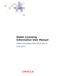 Siebel Licensing Information User Manual