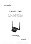 Engenius EUB-9701-EXT2 User Manual