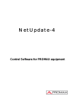 NetUpdate 4 user manual (control software for PROMAX equipment)