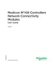 Modicon M168 Controllers Network Connectivity