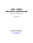 GRU – 500RX ROLLER-UP CONTROLLER