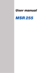 MSR255 User Manual