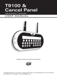 T9100 & Cancel Panel