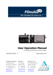 FOculus T Series Operation Manual