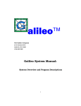 Galileo System Manual: