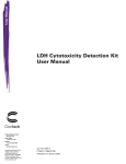 LDH Cytotoxicity Detection Kit User Manual
