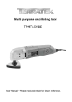 Multi purpose oscillating tool TPMT15VBE