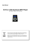 EnVivo 4 GB Aluminum MP3 Player