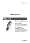 User manual KNXgw232
