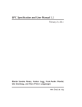 UFC Specification and User Manual 1.1